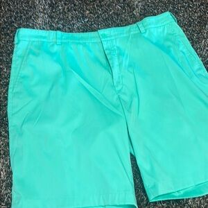 Nike Green Flat Front Shorts
